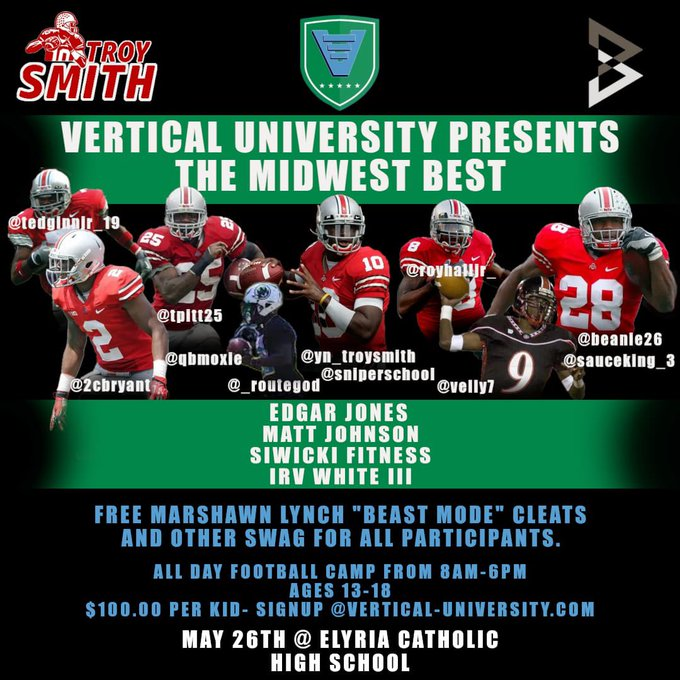 JaredLuginbill's tweet photo. Excited to be at Elyria Catholic High School on Sunday for "The Midwest Best", presented by Vertical University on Sunday! What you got NEO?!?! #LookingForTalent https://t.co/Oa85fPu6mK