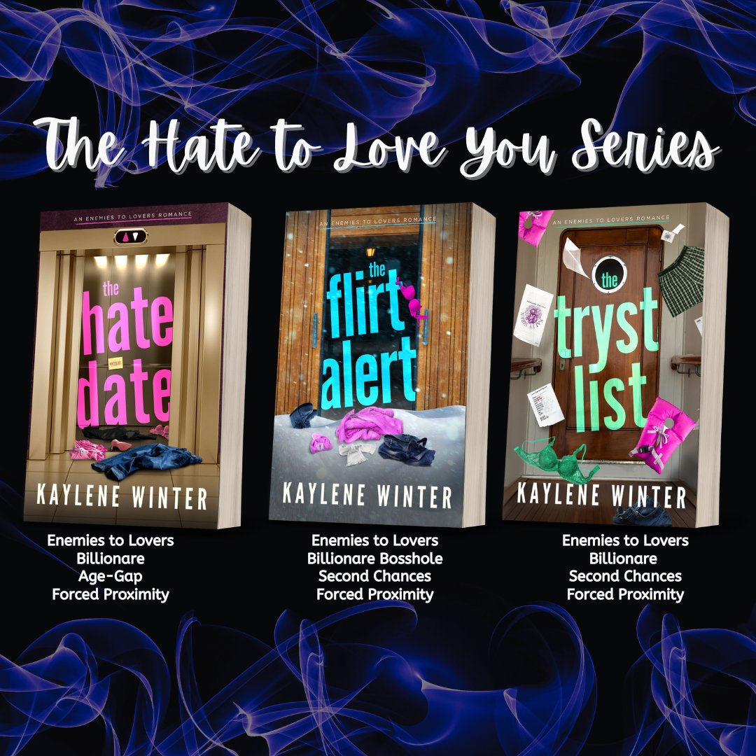 A little rebranding!! Still the same amazing stories!

mybook.to/SpicyStandalon…

#reading #booklover #bookish #bookworm #bookaddict #booklove #booknerd #bookaholic #amreading #rockstarromance #steamyromance #spicyromance #thehatetoloveyouseries #ltzseries #kaylenewinter #ltzworld