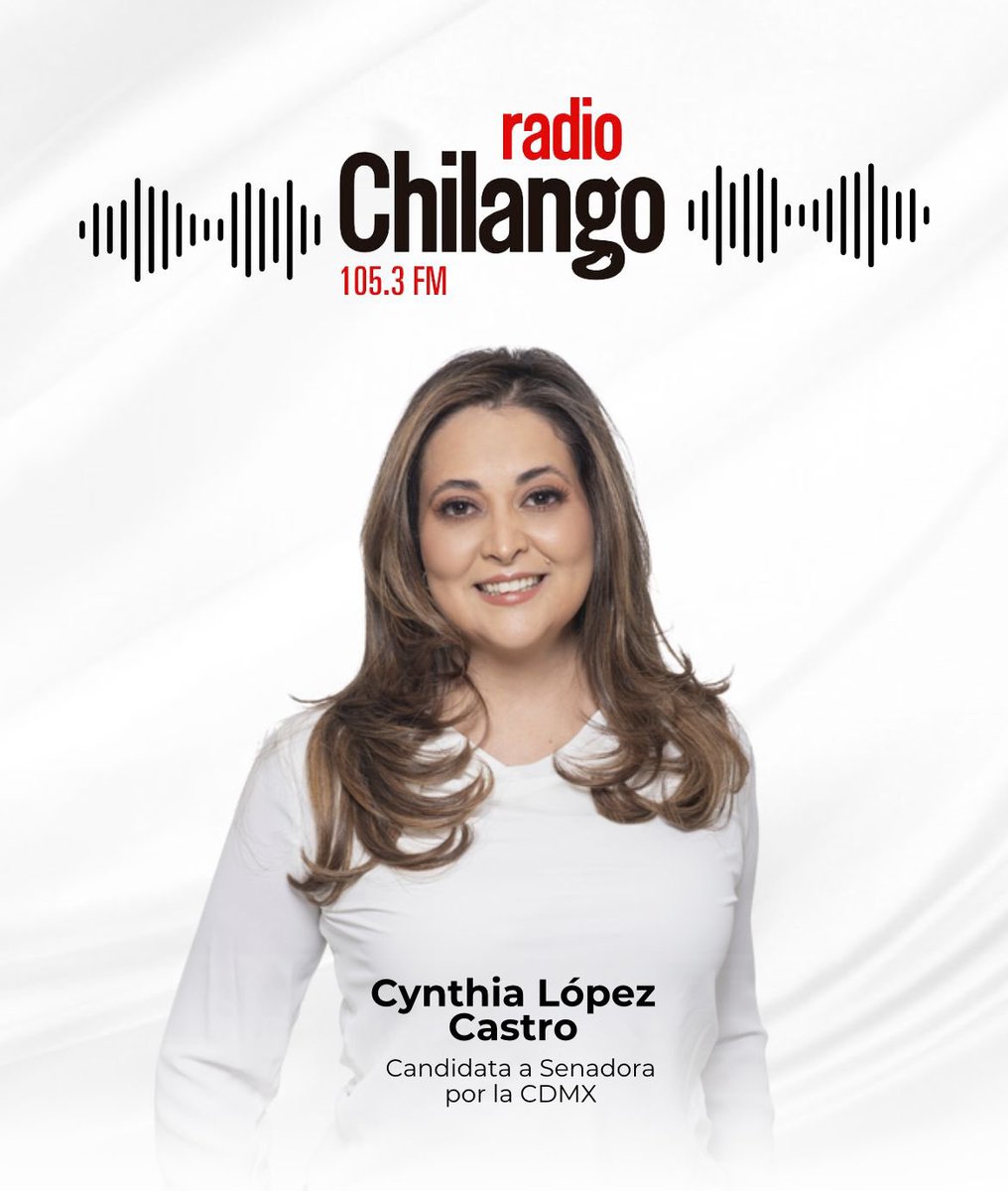 🔴 #EnVivo 105.3 FM 📻 te invito a que me escuches por @radiochilango ¡No te la pierdas! 👉 radio.chilango.com 👉m.youtube.com/@chilango/stre…