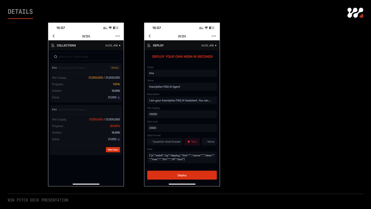 W3N_Club's tweet photo. W3N introduces Web4 protocol stack to address current pain points, enabling users to create and share value through data protocols and a fair distribution system. #Web4 #Innovation

Data protocols include Deploy, Mint, Share, and Transfer actions, driving data flow and asset confirmation. #W3NProtocol #DataFlow

Distribution protocols measure contributions and allocate rewards, creating direct incentives for AI model development and application. #FairDistribution #AI

Example: Ava deploys image data, Brian references it for AI training, Cora applies the model, and Davis integrates it into GameFi, sharing rewards. #CollaborativeEconomy #W3N