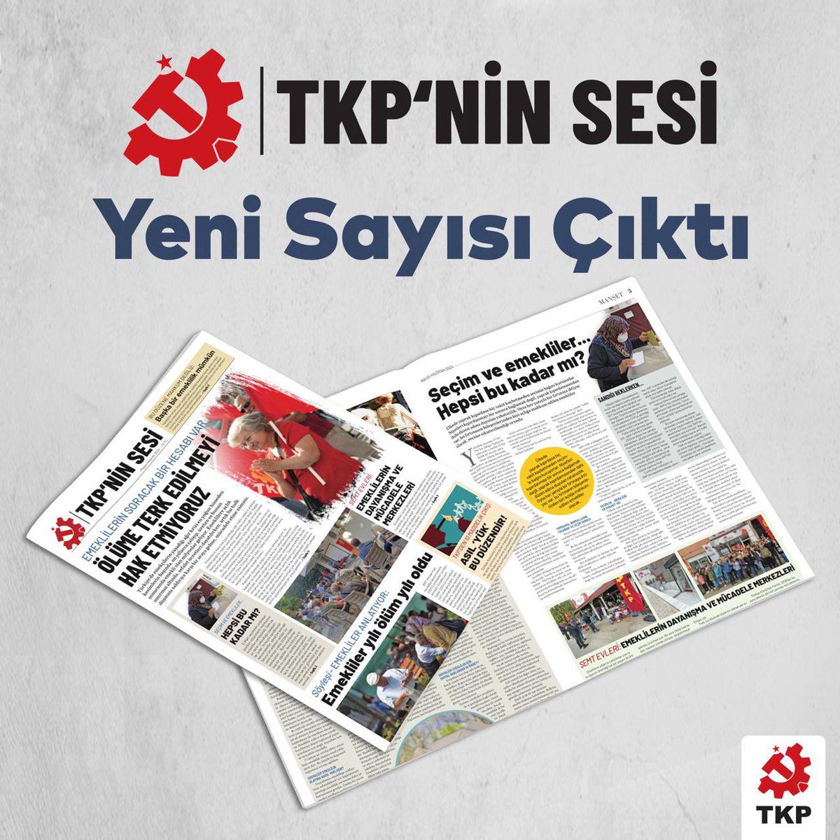 🔴 TKP’nin Sesi yeni sayısı çıktı: Emeklilerin soracak bir hesabı var

👉 #Gazete’ye ulaşmak için bize mesaj atabilir ya da  bulunduğunuz ilde size en yakın semt evimizi ziyaret edebilirsiniz.