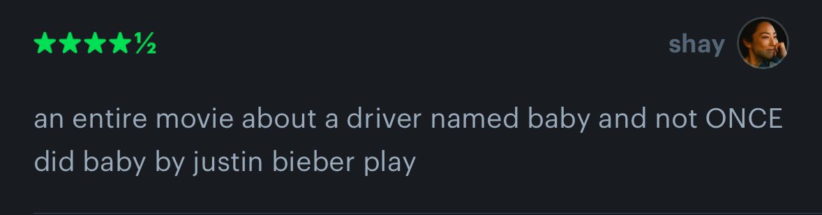 magicallymicah's tweet photo. Baby Driver (2017) https://t.co/oqZVXbwr5S