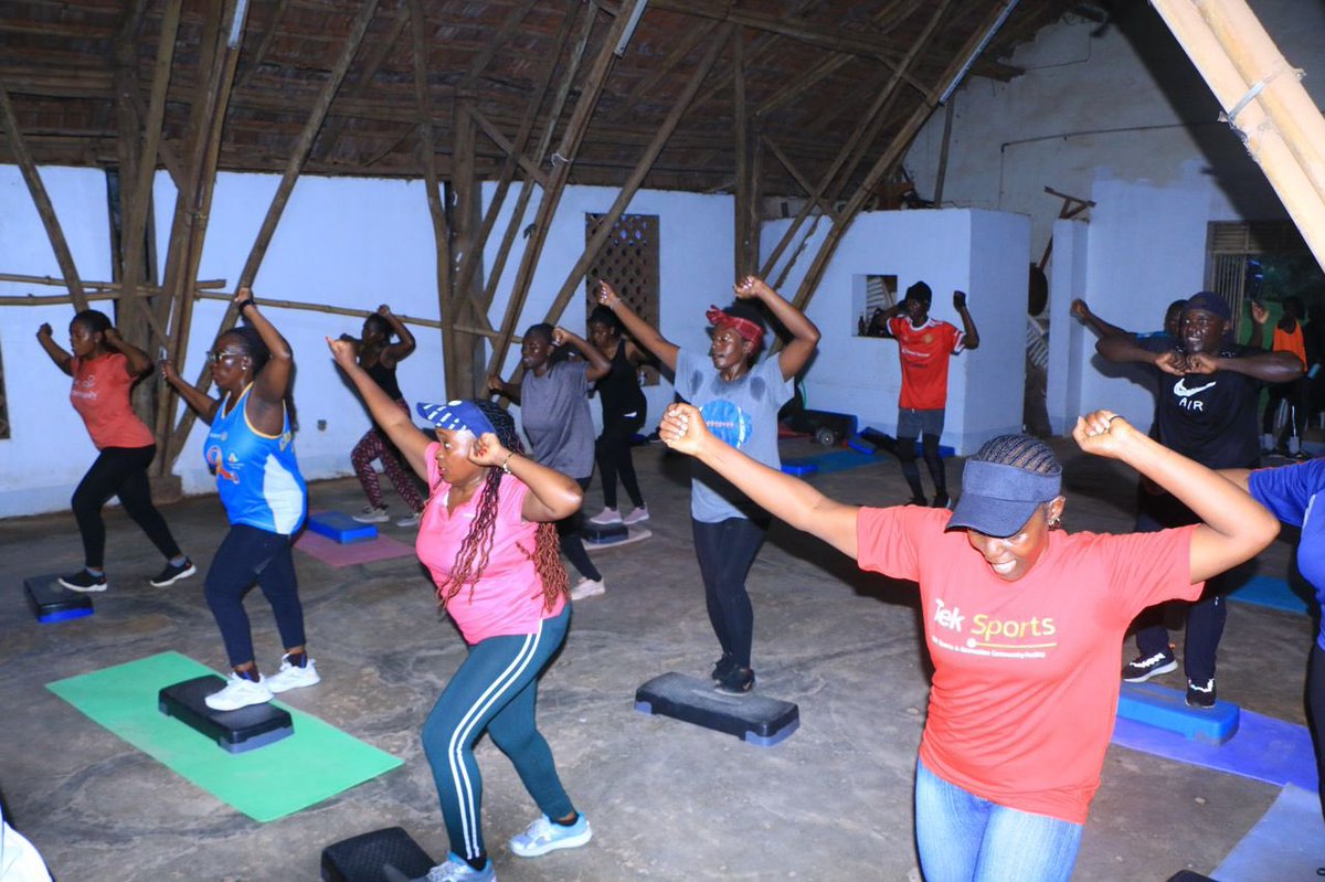 Trissy001's tweet image. Hey y’all!! Join us @Makerere Guest House #Bamboo House,  for the our vibrant Friday aerobics class with @Moorishgarvey7 &amp;amp; the crew at 5pm. The weekend is here 🥳
#KeepItAtTekSports #LetsBeActive #ActOnNCDs