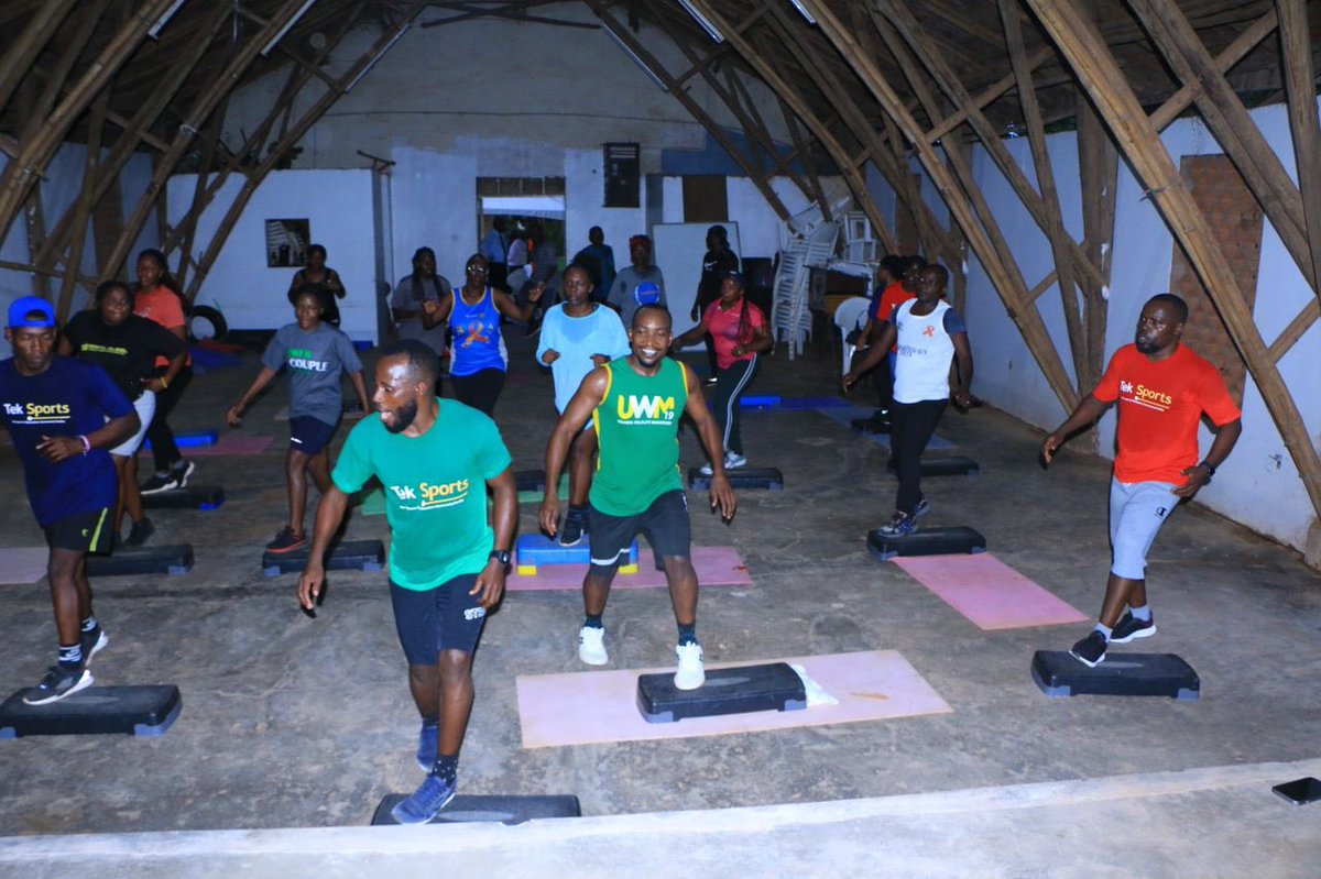 Trissy001's tweet image. Hey y’all!! Join us @Makerere Guest House #Bamboo House,  for the our vibrant Friday aerobics class with @Moorishgarvey7 &amp;amp; the crew at 5pm. The weekend is here 🥳
#KeepItAtTekSports #LetsBeActive #ActOnNCDs