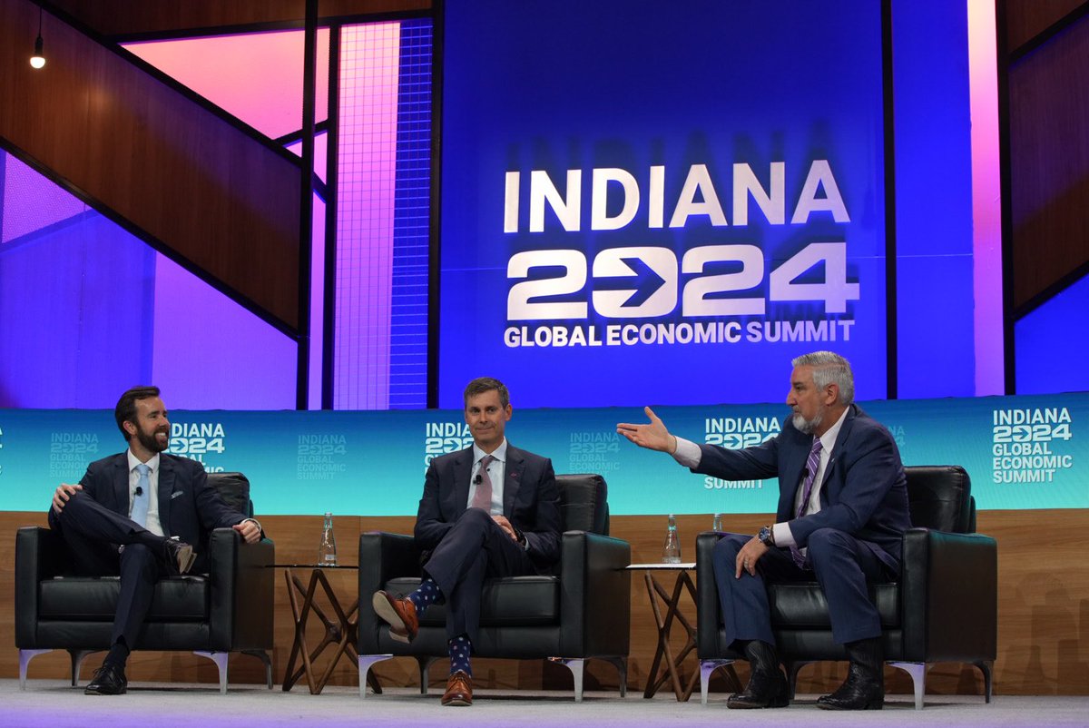 Big news from the #INGlobalSummit! @EliLillyandCo is making a monumental $5.3B investment in Lebanon’s LEAP District. This commitment reinforces #Indiana’s pivotal role in healthcare innovation and adds high-quality jobs. events.in.gov/event/gov-holc…