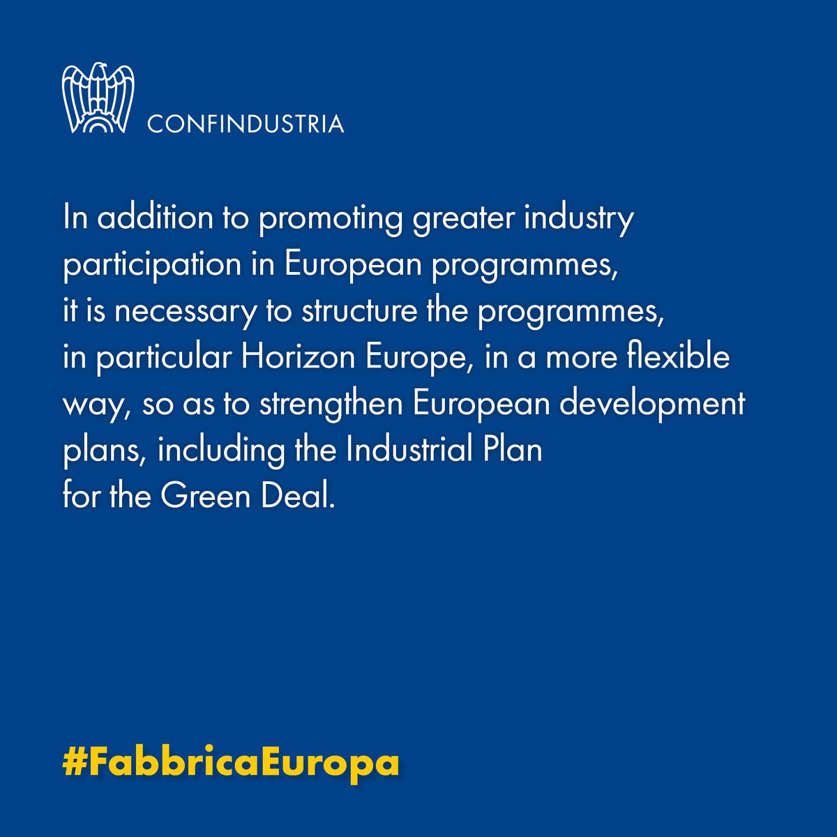🔬Research and innovation are #Europe's main drivers to overcome global challenges.

➡️Find out more about #FabbricaEuropa: rb.gy/9z88aw

#EUelections2024 #UseYourVote