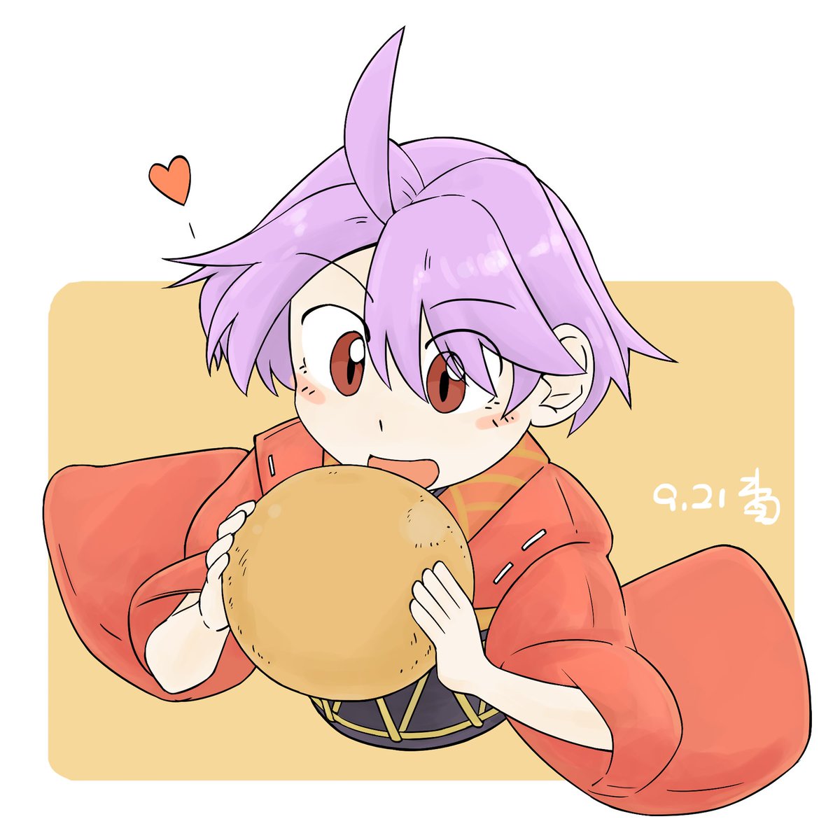 #このタグを見た人は黙って食べ物を持ったキャラを貼る 