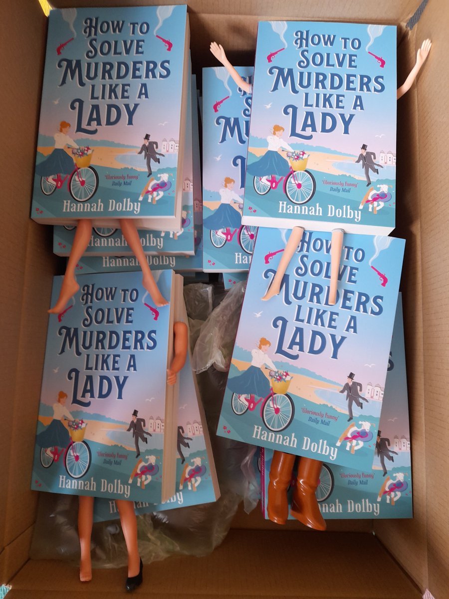 Copies of my new book have arrived!!! It is published in *two weeks*! But my main worry is - HOW WILL I FEED THEM?! @AriaFiction #bookreviews