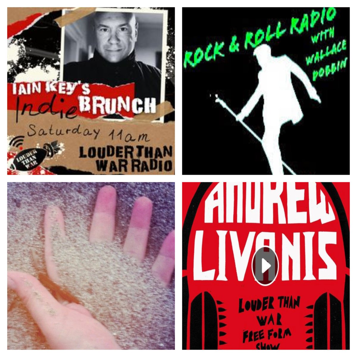 Today on LTW Radio am to pm! s2.radio.co/sab795a38d/lis…
11—@iainkey's Indie Brunch
1—Declan’s Dynamix
2—Stranger Tunes @SpaceLordMF1
3—Rock&Roll Radio @Bassboy58
4—Noises Bottom Left Corner
5—Chay Woodman
7—Nick Brown
8—Andrew Livanis
10—Widge’s Sonic Emporium