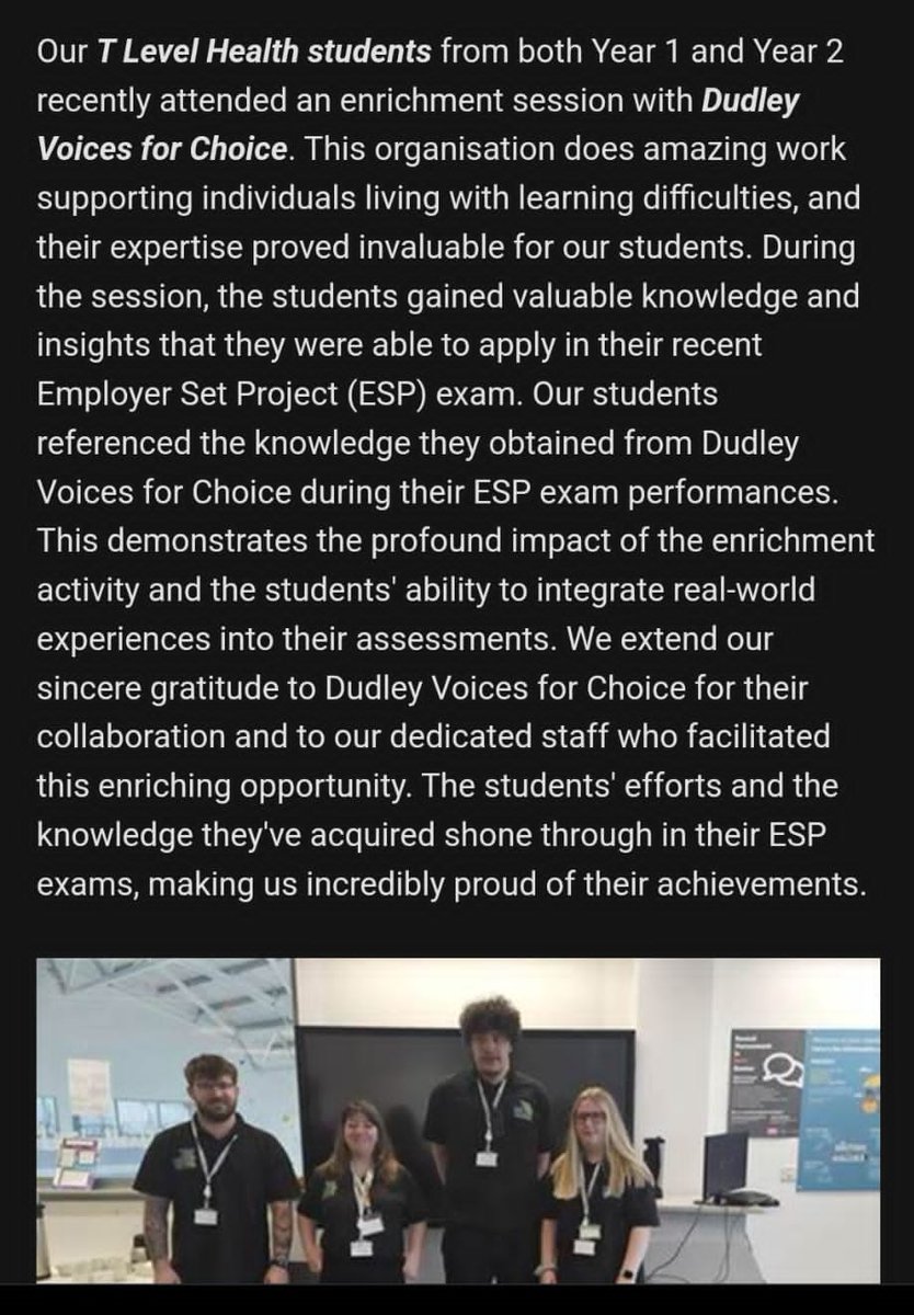 Shelly (@shelleex5) on Twitter photo Such a great morning was spent with <a href="/DvcDudley/">Dudley Voices for Choice Self Advocacy</a>, empowering our students with knowledge is key and fundamental to the future workforce what a great experience <a href="/sandwellcollege/">Sandwell College</a> <a href="/NeweyVicky/">Vicky Newey</a> Such a great morning was spent with <a href="/DvcDudley/">Dudley Voices for Choice Self Advocacy</a>, empowering our students with knowledge is key and fundamental to the future workforce what a great experience <a href="/sandwellcollege/">Sandwell College</a> <a href="/NeweyVicky/">Vicky Newey</a>
