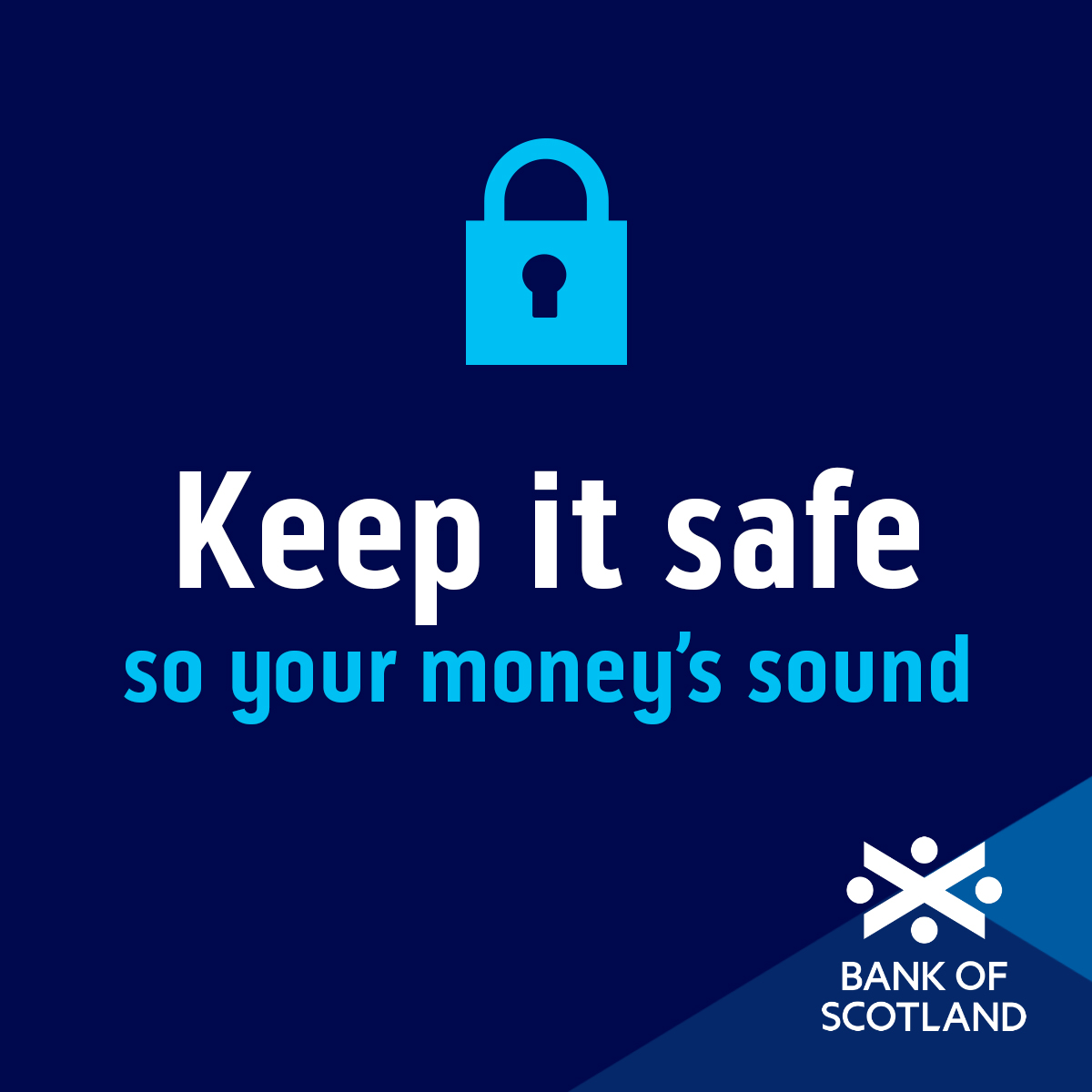 Keep your PIN and passwords safe to keep your money secure 🔒 
We've seen a rise in phone thefts where criminals look over their victims’ shoulder to see their PIN first. If your phone is stolen we can block it from being used to access your accounts, so make sure you contact us.