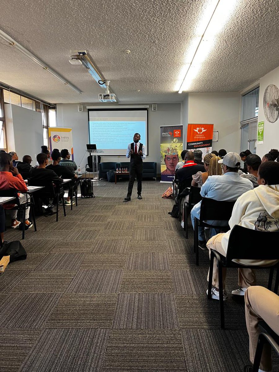 sabya_za's tweet photo. The SABYA UJ Launch took place today at UJ Bunting Campus ✨🙌🏽
Today marks a significant milestone in our journey to empower the youth and strengthen their role in international relations. 

#UJ #SABYA #Youth https://t.co/04NrgnU2g9