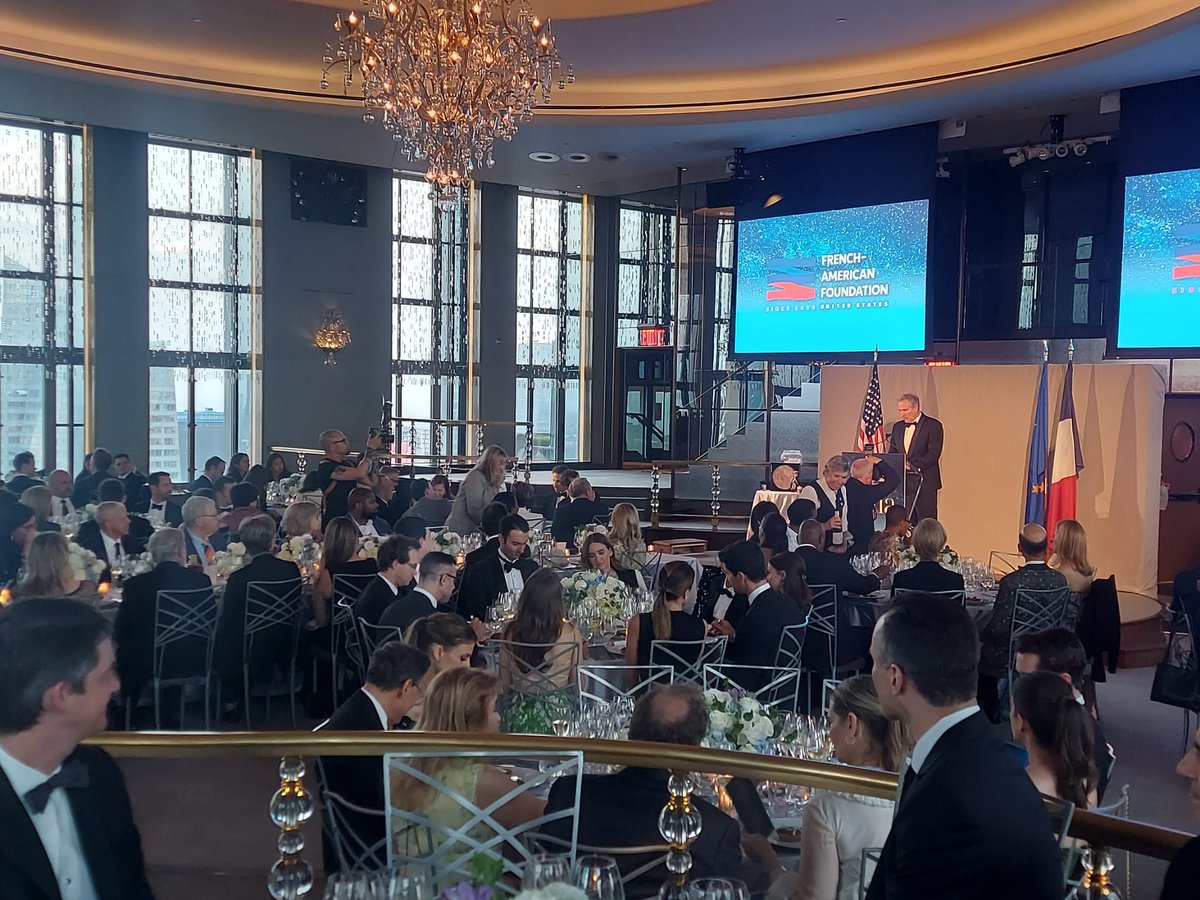 The <a href="/FAF_US/">French-American Foundation</a> Young Leaders program has a strong history of fostering an appreciation for Franco-American friendship and transatlantic exchange in talented young people. Great to honor this team at <a href="/franceinnyc/">Consulate of France in New York</a>.