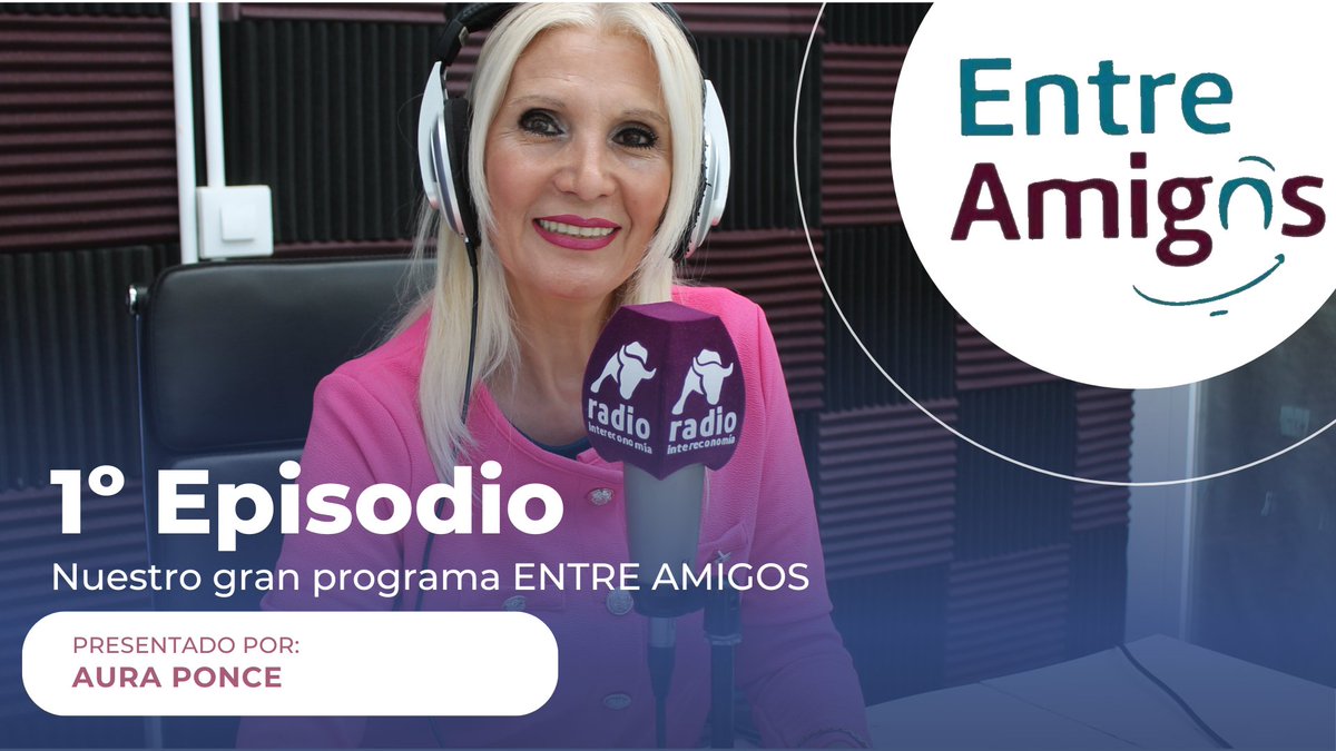 Entre Amigos, un programa de Intereconomía Sevilla, presentado y producido por Aura Ponce. En este primer episodio contamos con la presencia de Juan Matías y Cristina de la Prida.  Hablaremos con dos grandes empresarios, cada uno de ellos con historias únicas