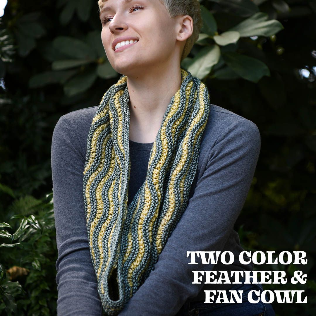 CascadeYarns's tweet image. Two Color Feather &amp;amp; Fan Cowl in Cantata
Designed by Shannon Dunbabin
This free pattern is available on our website - buff.ly/3UXDJ7B 
#CascadeYarns #CascadeFreePattern #freepattern #Cantata #knitscarf #knitinspo #spring