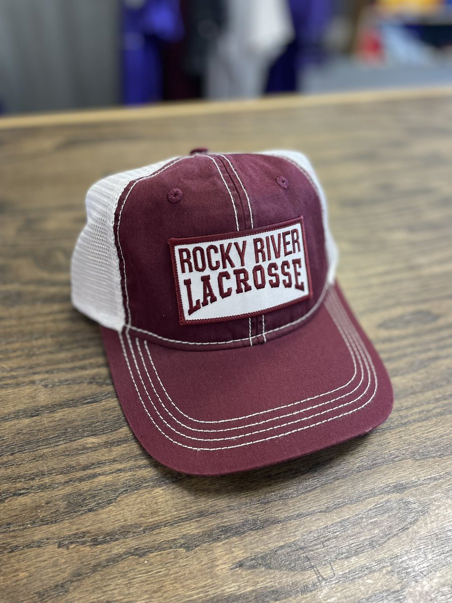 Rocky River Lacrosse Trucker Hats are flying off the shelves! Don’t wait to get yours, in store and online!! #WeRrRiver #RRGL #OnceAPirateAlwaysAPirate