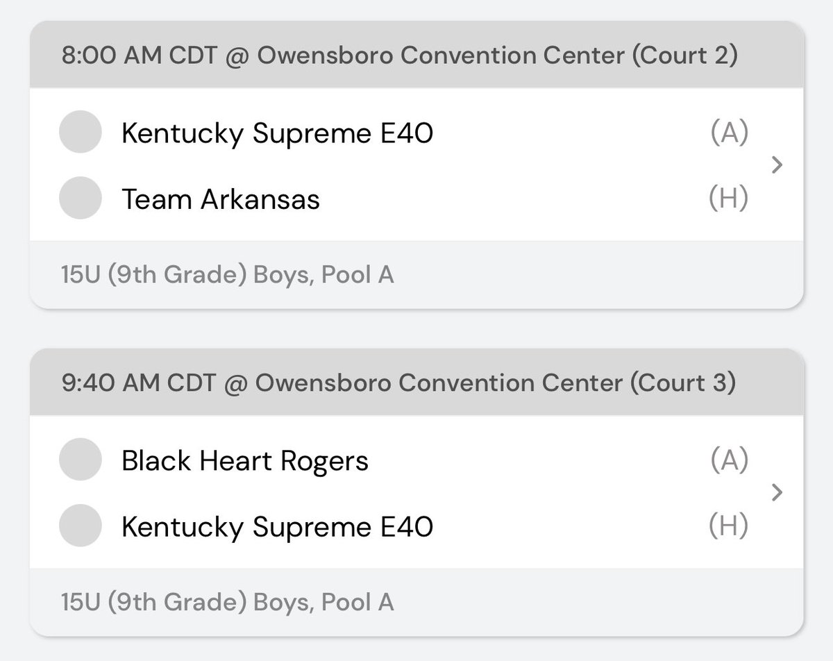 🔥 TIME TO GO 🔥

A lot of talent and great programs <a href="/AthEliteAmerica/">AthElite Sports</a> has brought to Owensboro! All starts tomorrow 🟢🟡
