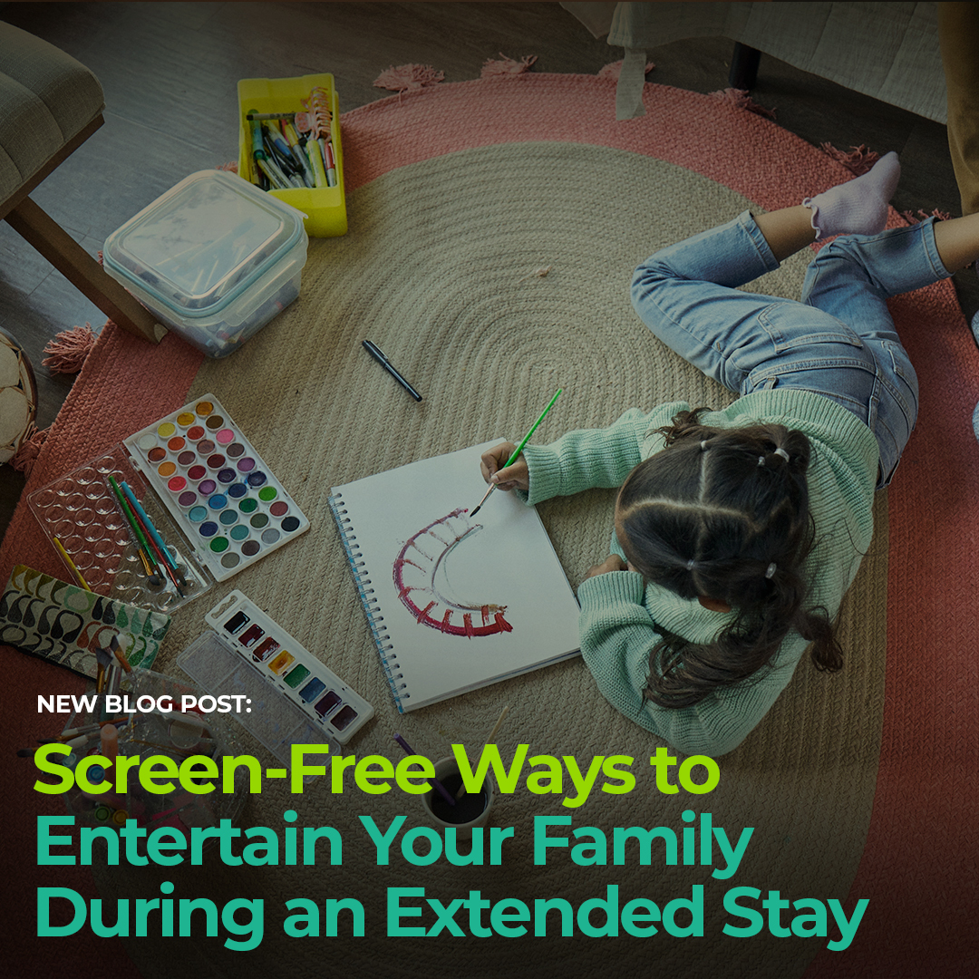 Find screen-free ways to keep the family entertained while away from home! Read our new blog post at esa.com/blog/article/s… 🎨🖌️ #suitelifeblog #newblogpost