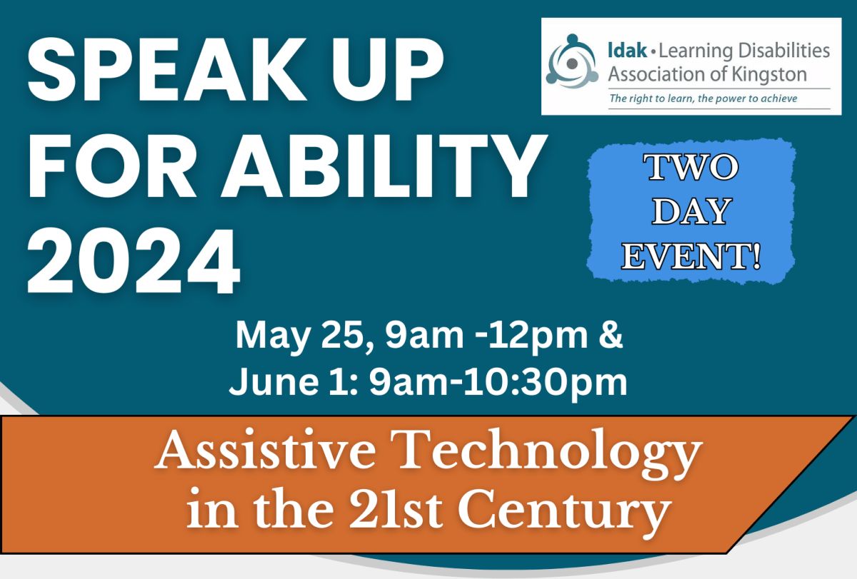 The countdown is on to our annual Speak Up For Ability webinar tomorrow at 9am! Join us! This collaborative webinar provides an opportunity for parents/caregivers and educators to learn new ways to support learning using assistive technology! Register buff.ly/3UYcWrw