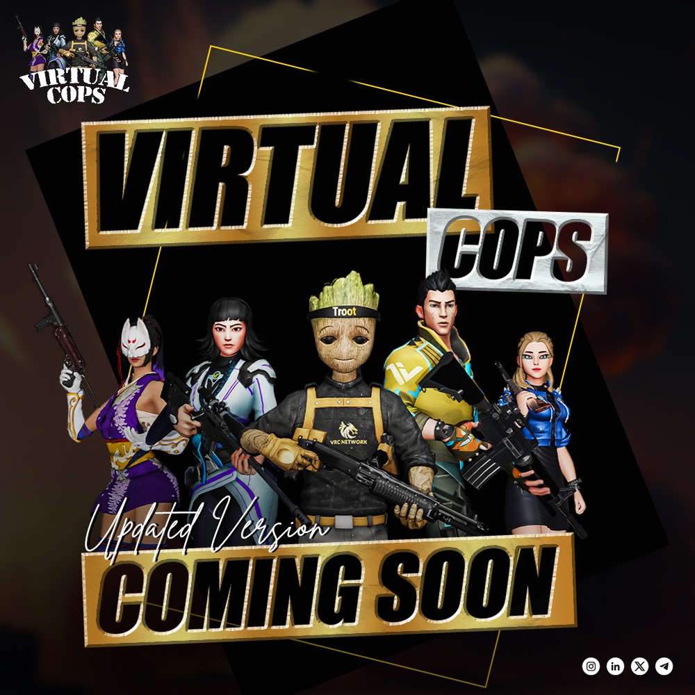 Gear up for the ultimate multiplayer showdown in the world of next-gen #virtual cops!

#VirtualCops #Gaming #virtualgame #virtualcope #download #install #vrcsuccess #vrcnetwork #vrcscan #vrc #vzoneworld #vrcrewards #vrcworld #btc #vrccoin #bitcoin #crypto