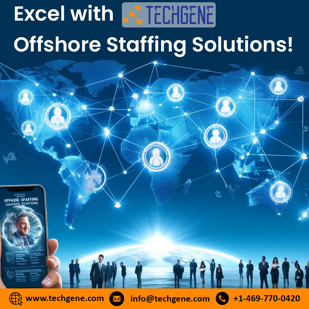 Techgene Staffing Solutions is your go-to expert for offshore staffing! With extensive experience in providing top-tier talent to companies worldwide, we ensure your business has the skilled professionals it needs to thrive. Link: techgene.com #OffshoreStaffing