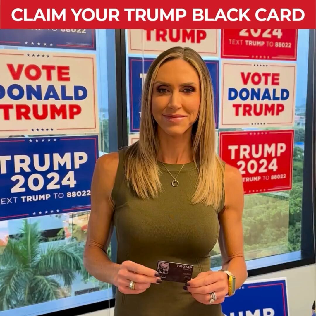 Lara, the Dumbest Trump, is selling $100 'Trump loyalty' cards. The card entitles you to: - Watch Giuliani eat - Compare Lara's many noses - Marry Kimberly Guilfoyle - Legal advice from Alina Habba - Tell Tiffany she's not a footnote - Pay another $100 for 'shipping and handling'