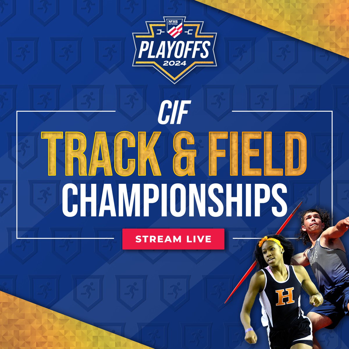 @CIFState Can't make it out in person? Watch the 2024 CIF State Track & Field Championships on the #NFHSNetwork today! 🏆 Catch the action live through the OFFICIAL link here: bit.ly/3yGjBiC ✅