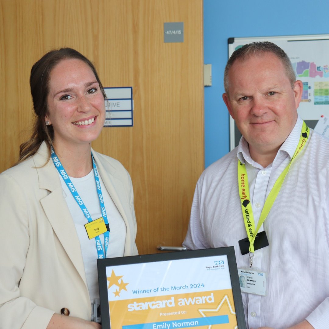 Many congratulations to Emily, who is one of our StarCard winners! 🌟 Emily, who’s one of our midwives, was nominated by a colleague after a particularly busy and challenging day - supporting colleagues and ensuring the safety of patients and their babies. Congratulations Emily!
