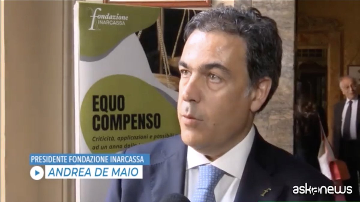 #EquoCompenso2024
<a href="/andrea0972/">Andrea De Maio</a>, Pres. #FondazioneInarcassa: "Riscontriamo l'applicazione della legge da parte della PA, ma non sempre in modo coerente con i dettami della norma. Lotteremo affinché l’#EquoCompenso si rafforzi ulteriormente"

Guarda il video: shorturl.at/Za4FV