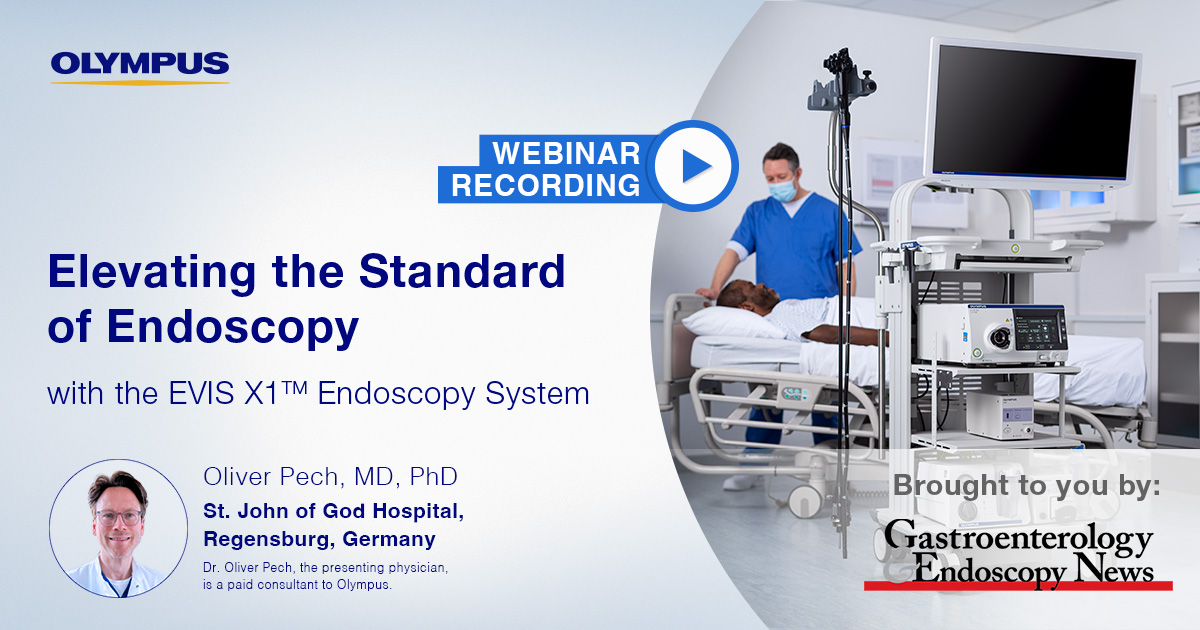 Exciting news in GI diagnostics! Dr. Oliver Pech shares his expert insights on the EVIS X1™ Endoscopy System in our latest webinar with @gastroendonews. Learn how this innovative technology is elevating the standard of endoscopy! spkl.io/601444Qfr #EVISX1 #webinar