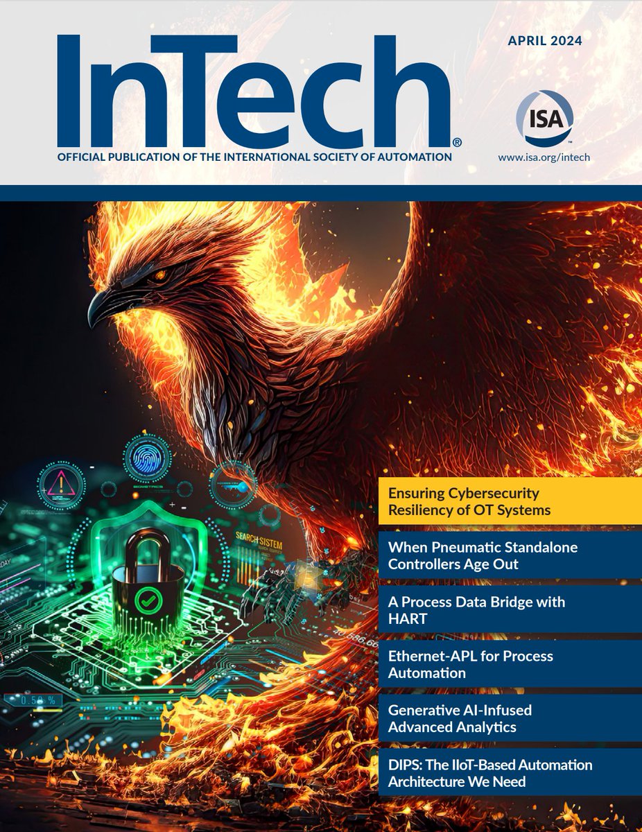 Have you downloaded the latest issue of InTech Magazine? 📔 This issue talks all things #cyber! Click the link below to grab your copy today! ⤵️ automation.com/en-us/assets/e… #cybersecurity #automation #engineering