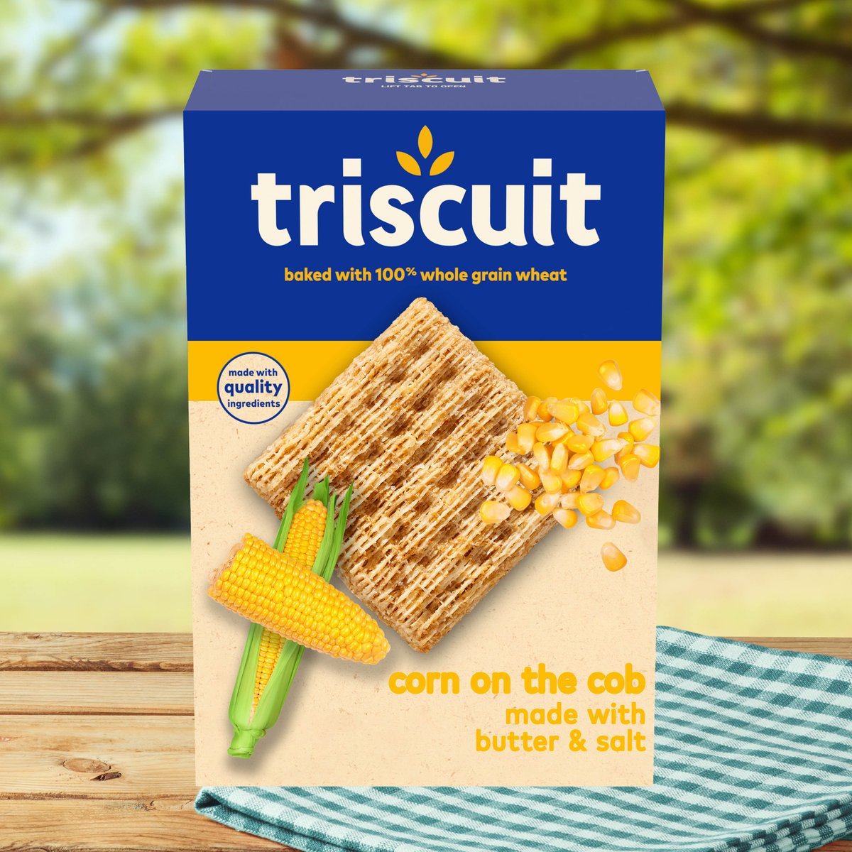 IT'S CORN!!! ✨🌽
#fakeflavor #triscuit #summer #summerbbq #cornonthecob