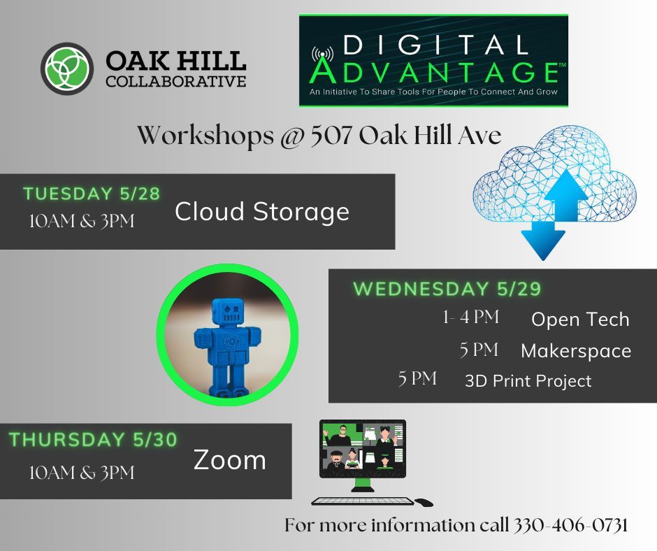 Are you still confused about cloud storage? 
Learn more about managing your cloud storage at one of our various upcoming workshops!
See you there. #DigitalAdvantage #DigitalInclusion #Techforall