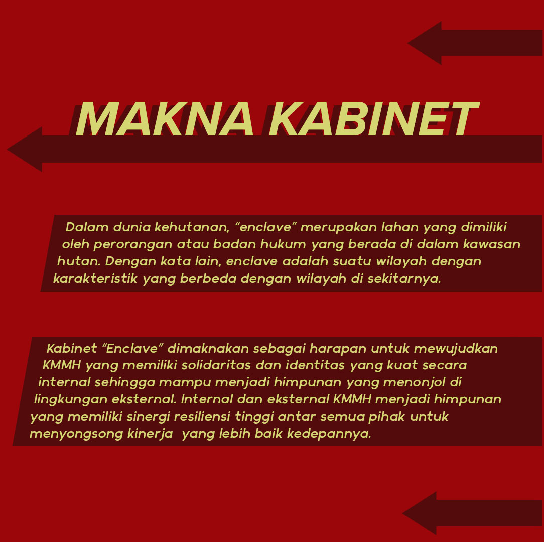 [LAUNCHING KMMH 2023/2024 -KABINET ENCLAVE] 

Apa sih Filosofi dari logo  dan makna kabinet Enclave?  

👊Salam Kabinet ENCLAVE👊, KMMH 2023/2024  

#KMMH2023 #kmmhfktugm #manajemenhutanugm #MHUGM #ugm #manajemenhutan #ENCLAVE #kehutananugm #softlaunching