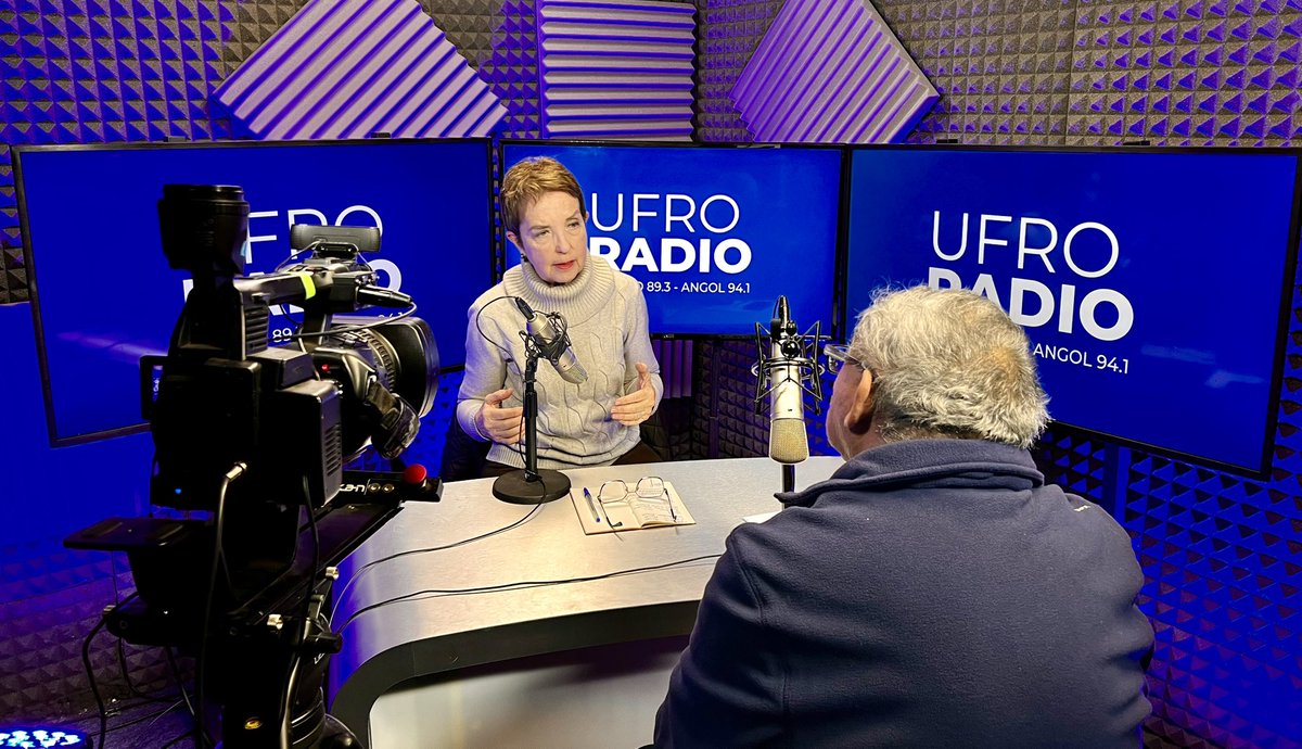 🔴📡 AL AIRE! A esta hora, desde Temuco, la presidenta de Evópoli, @GloriaHutt , en entrevista en vivo a través de UFRO Radio y TV.