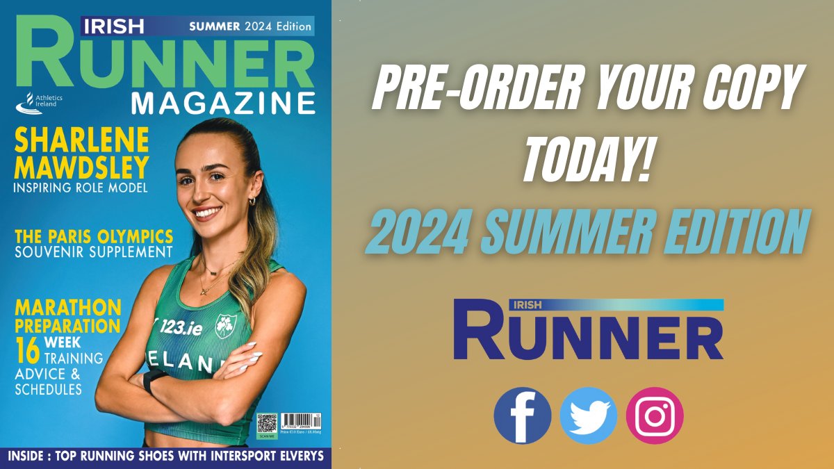 Order your pre-Olympic Edition of Irish Runner Magazine today! 🤩 Limited copies will be available and this edition will sell out! 👍 Order online👇 tinyurl.com/yutdus7t This edition will be published in late June👍 #IrishRunnerMagazine