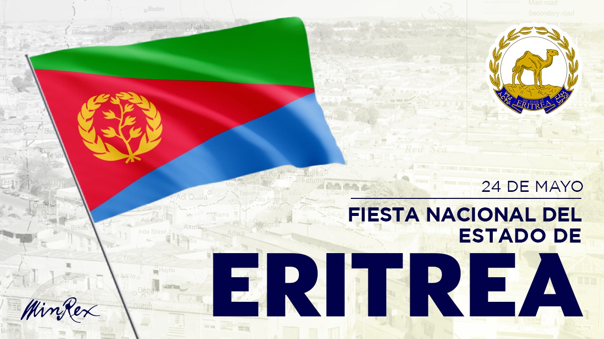 #Cuba 🇨🇺 felicita al Estado de #Eritrea 🇪🇷, con motivo de su Fiesta Nacional. Confirmamos nuestra voluntad de continuar ampliando las relaciones de amistad y cooperación entre ambas naciones.