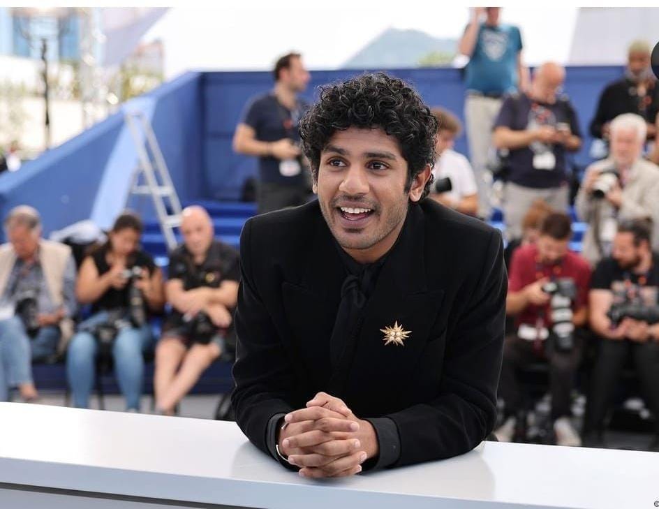 .@hridhuharoon and team #payalkapadia’s #AllWeImagineAsLight shining bright on the #Cannes red carpet! Their film received an incredible 8-minute standing ovation, leaving hearts full and inspiration high.🌟 #CannesFilmFestival @UVCommunication