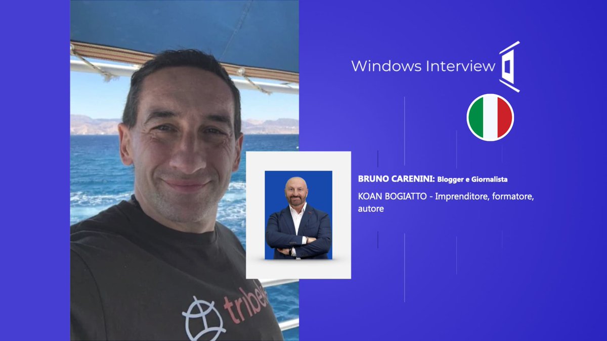The_Deeping_mag's tweet photo. Ospite di @bcarenini, nel sesto episodio della quarta stagione di #WindowsInterview, è @danbogiatto, imprenditore, formatore e autore.
https://t.co/PPD9G5wTp7 https://t.co/NMG4OIcMNK
