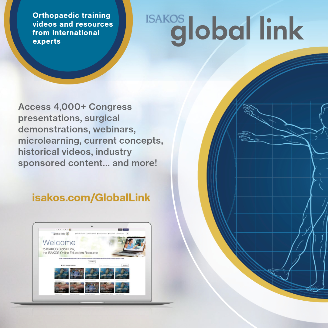 🔍 Explore the forefront of orthopaedic education through ISAKOS Global Link!

🌐Not an ISAKOS member yet? Subscribe to #ISAKOS Global Link All-Access for only $129  

 🔗 Subscribe: isakos.com/GlobalLink/Sub…
➡️ Join ISAKOS: isakos.com/Membership