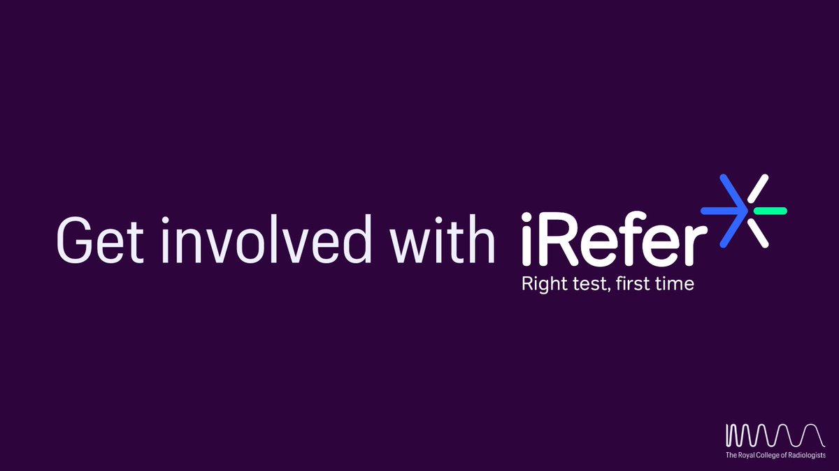 Our iRefer guidelines ensure that the most appropriate imaging test is conducted at the right time. Want to get involved with iRefer? The following roles are open for applications: ▶️ Neuro-radiology Editor ▶️ Expert Panel Members Learn more: irefer.org.uk/get-involved-w…