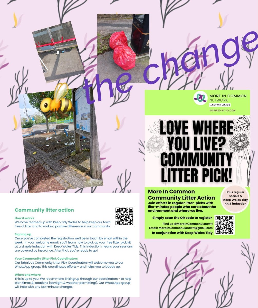 🌳Our community litter pick action is already making a difference...
☘️16 litter pick sessions
☘️13 bags of litter collected
Our volunteers get an enormous sense of achievement. &amp; we're collecting data in collaboration with <a href="/KeepWalesTidy/">Keep Tidy</a> Join in!
#LoveWhereYouLive #MoreInCommon