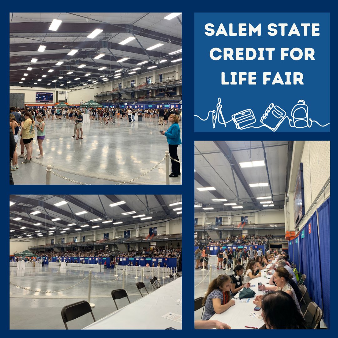 A Credit for Life Fair took place yesterday at Salem State University's O'Keefe Sports Complex. Students from 14 area high schools learned the skills needed to make responsible financial decisions. #CreditForLifeFair @SalemState