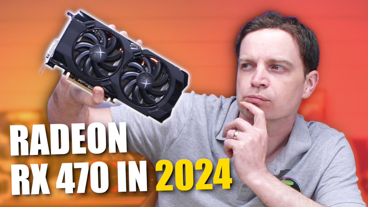 🚨 New Video 🚨 This GPU was donated to our channel back during the last mining boom by a follower who managed to get an upgrade and we still having it! Revisiting the Radeon RX 470 in 2024... Can this GPU still game? ▶️ youtube.com/watch?v=A0JK7r… #AMDRadeon #PCBuild #PCUpgrade
