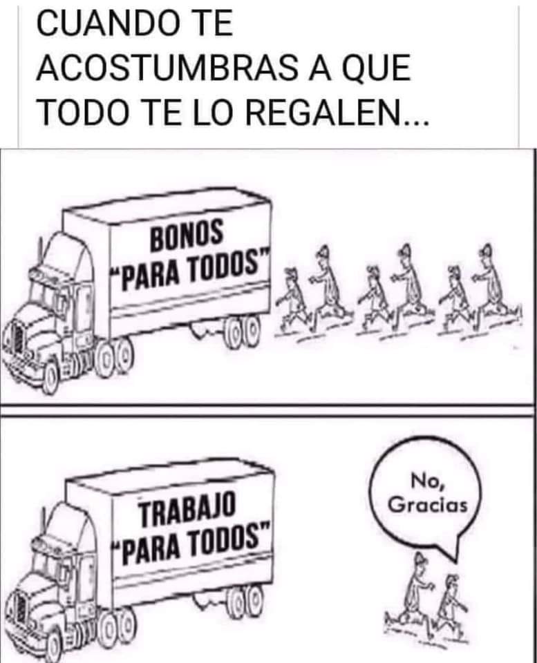 En Venezuela Bono significa esto.