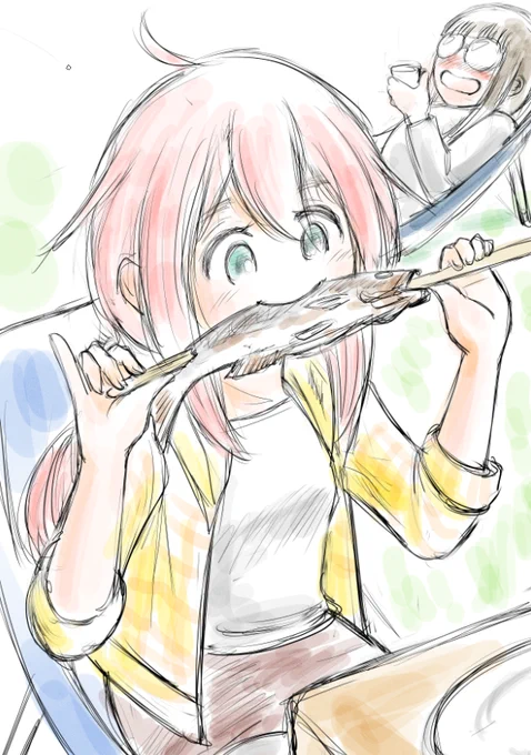 #このタグを見た人は黙って食べ物を持ったキャラを貼る 
