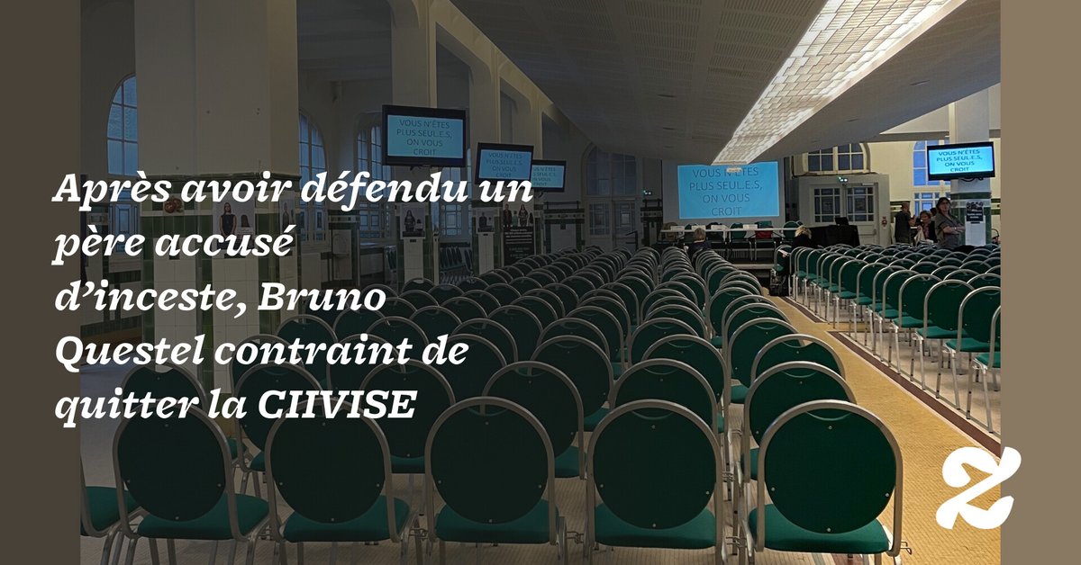 Après avoir défendu un père accusé d’inceste, Bruno Questel contraint de quitter la CIIVISE ➡️ l.madmoizelle.com/XfH