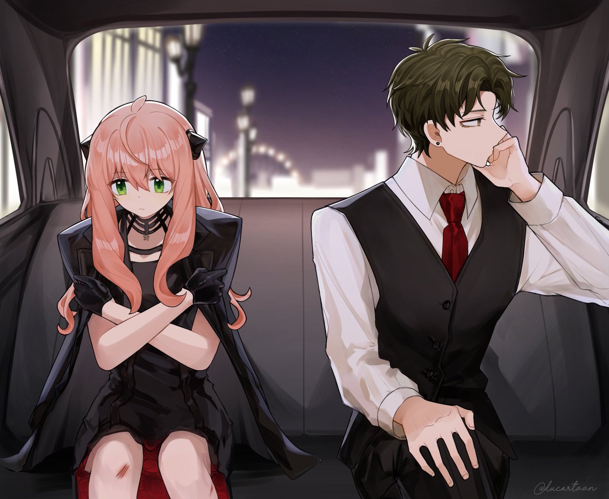 ducartoon's tweet image. Thinking about future damianya as assassin x politician 🥜🦅
#damianya #ダミアニャ #SPY_FAMILY