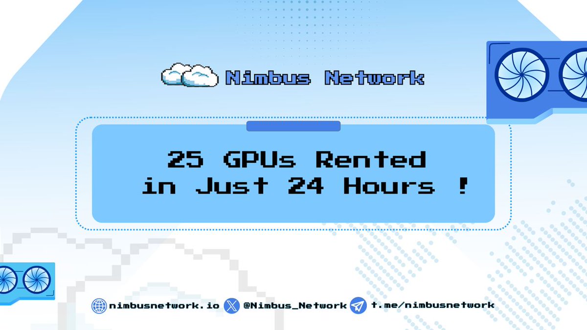 We're thrilled by your incredible support 🚀

In just less than 24 hours since our launch, 25 GPUs have already been rented on our platform.

Thank you for making this start a resounding success! 🎉

Keep the momentum going , explore your power options now :