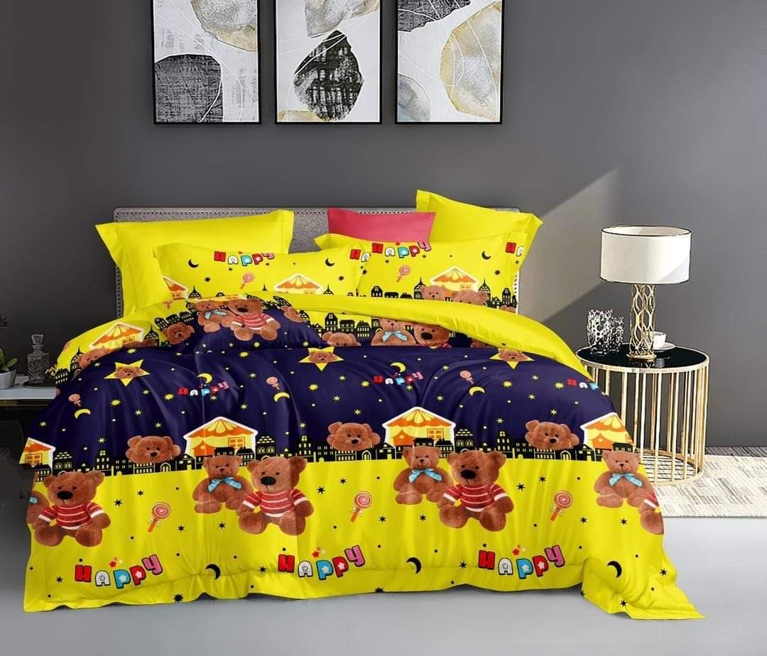 Lovely Bedding set for Kiddies 😍 ◇Duvet, bedspread with 2pillowcase Bed size:: 3½ by 6 Price: 16,000